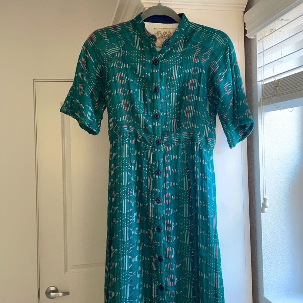 Ace and Jig Emerald Maxi Dress Sz XS